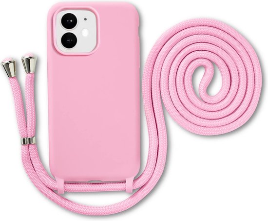 Armordrop siliconen hoesje met koord voor iPhone 12 Mini