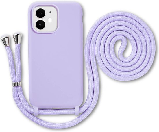 Armordrop siliconen hoesje met koord iPhone 12 Mini