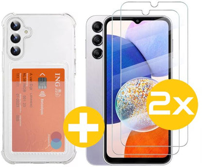 Lennexo pashouder hoesje voor Samsung A14