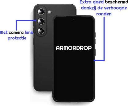 Armordrop telefoonhoesje geschikt voor Samsung S21 FE