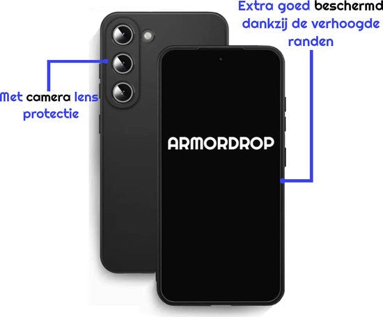 Armordrop telefoonhoesje geschikt voor Samsung S23+