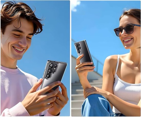 Lennexo Transparant Hoesje Geschikt Voor Samsung Galaxy S25 Ultra