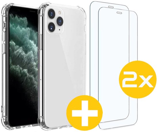 Lennexo iPhone 11 Pro Max hoesje en screenprotector
