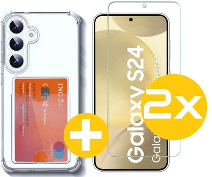 Lennexo pashouder hoesje voor Samsung S24