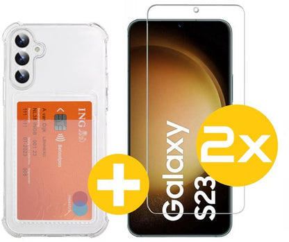 Lennexo pashouder hoesje voor Samsung S23