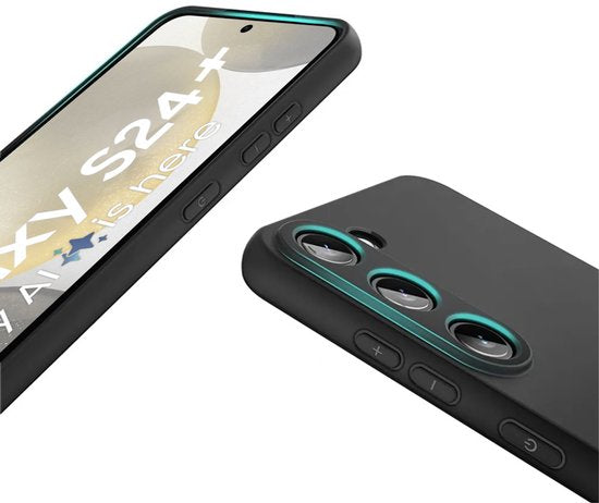 Lennexo hoesje en screenprotector voor Samsung Galaxy S24+