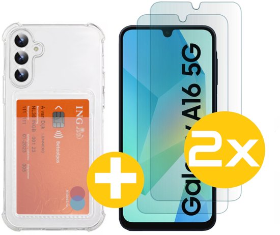 Lennexo pashouder hoesje voor Samsung A16