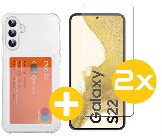 Lennexo pashouder hoesje voor Samsung S22