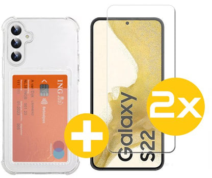 Lennexo pashouder hoesje voor Samsung S22