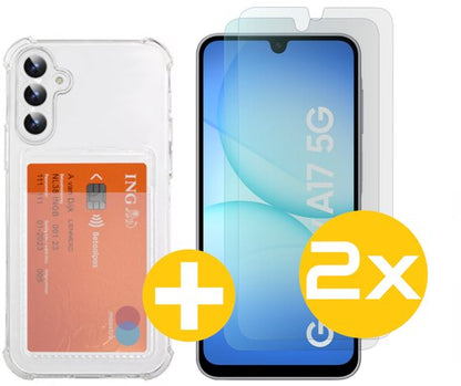 Lennexo pashouder hoesje voor Samsung A17
