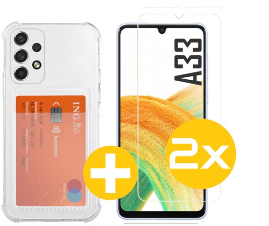 Lennexo pashouder hoesje voor Samsung A33