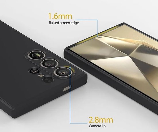 Lennexo siliconen hoesje voor Samsung Galaxy S25 Ultra