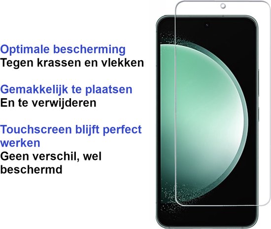 Armordrop screenprotector voor Samsung S23 FE