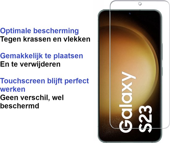Armordrop gehard glas screenprotector Samsung S23