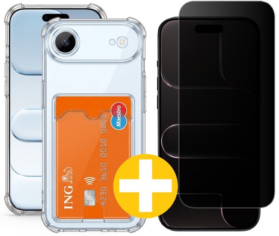 Lennexo Pashouder Hoesje en Screenprotector