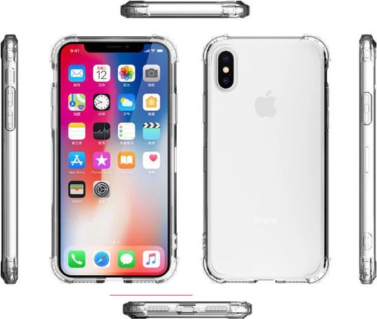 Lennexo anti-shock siliconen hoesje voor iPhone X / XS
