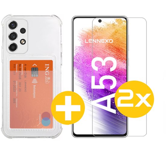 Lennexo pashouder hoesje voor Samsung A53