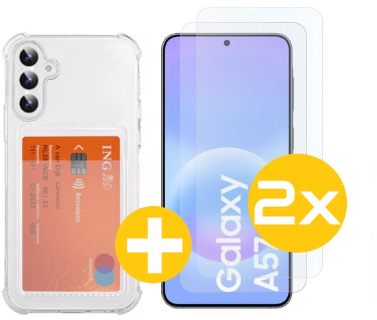 Lennexo pashouder hoesje voor Samsung A57