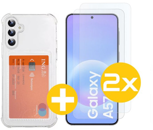 Lennexo pashouder hoesje voor Samsung A57