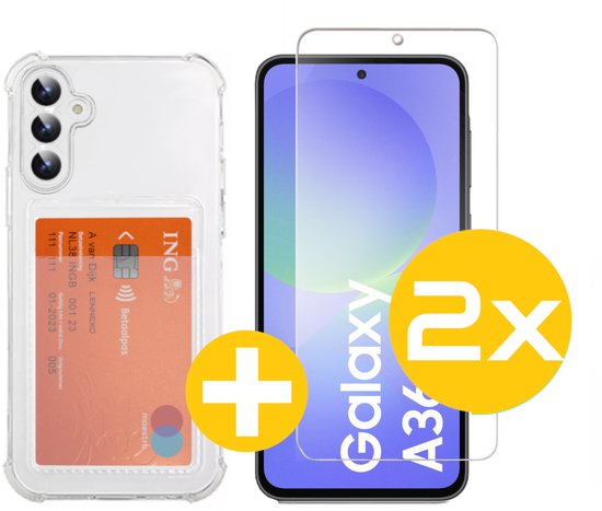 Lennexo pashouder hoesje voor Samsung A36