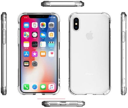 Anti-shock hoesje en screenprotector voor iPhone X/XS/10