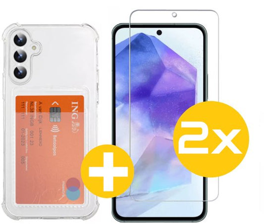 Lennexo pashouder hoesje voor Samsung A55
