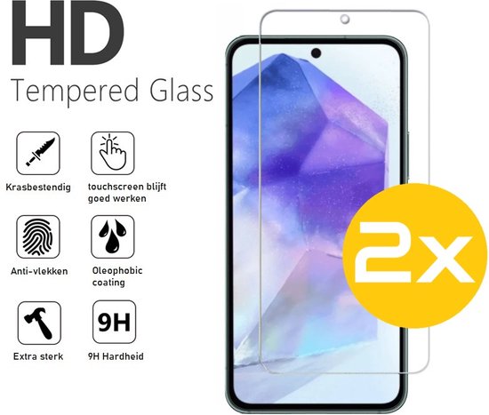 Lennexo screenprotector voor Samsung Galaxy A55