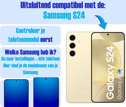 Armor Selekt screenprotector voor Samsung S24