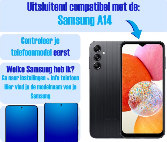 Armor Selekt screenprotector voor Samsung A14