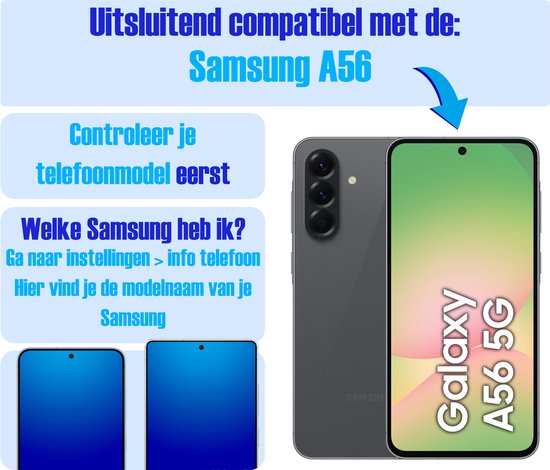 Armor Selekt screenprotector voor Samsung A56