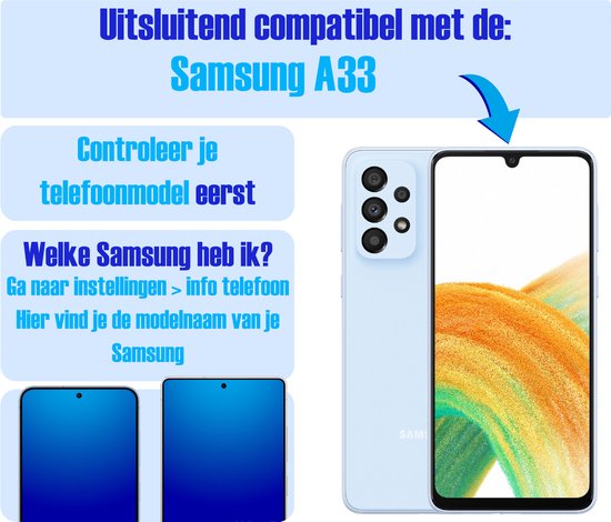 Armor Selekt screenprotector voor Samsung A33