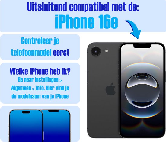 Armor Selekt screenprotector voor iPhone 16e