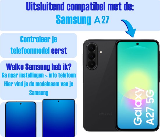 Armor Selekt screenprotector voor Samsung A27