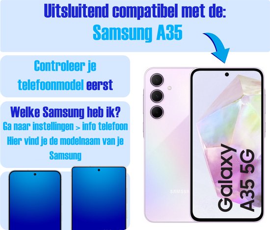 Armor Selekt screenprotector voor Samsung A35