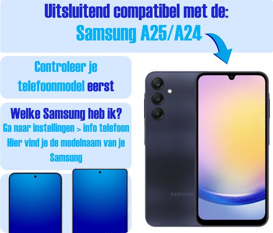 Armor Selekt screenprotector voor Samsung A24/A25