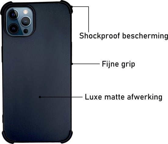 Lennexo Anti-Shock siliconen hoesje voor iPhone 13 Mini