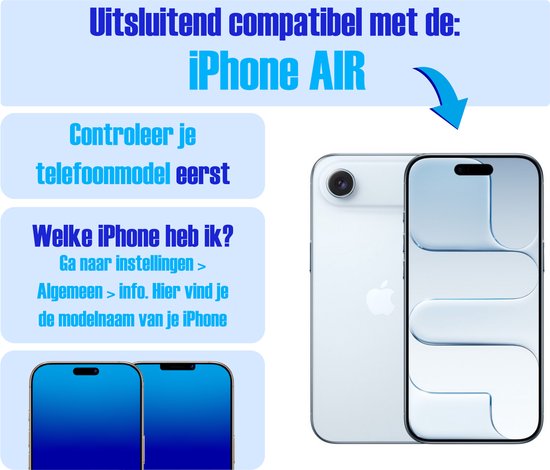 Armor Selekt screenprotector voor iPhone 17 Air