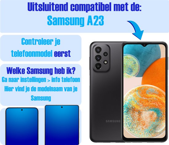 Armor Selekt screenprotector voor Samsung A23