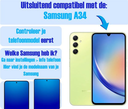 Armor Selekt screenprotector voor Samsung A34