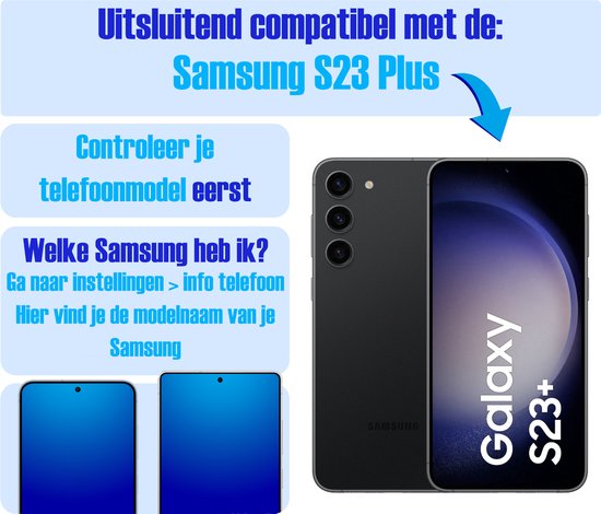 Armor Selekt screenprotector voor Samsung S23 Plus
