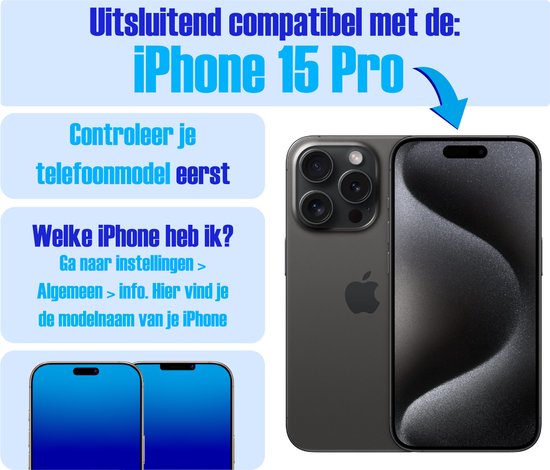 Armor Selekt screenprotector voor iPhone 15 Pro