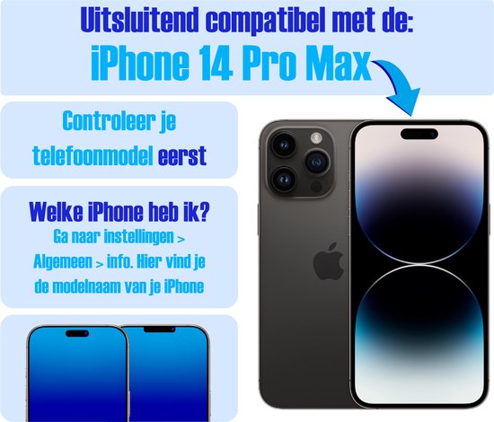 Armor Selekt gehard glas screenprotector voor iPhone 14 Pro Max
