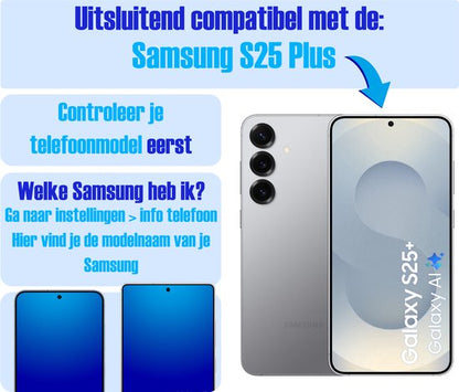 Armor Selekt screenprotector voor Samsung S25 Plus (S25+)