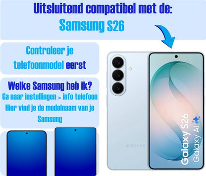 Armor Selekt screenprotector voor Samsung S26