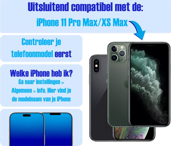 Armor Selekt screenprotector voor iPhone 11 Pro Max/XS Max