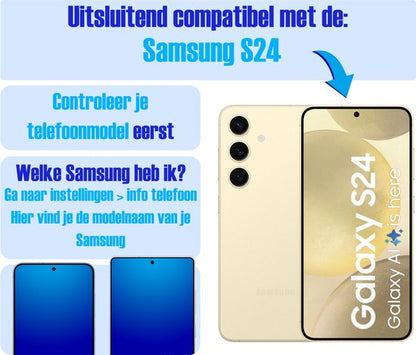 Armor Selekt screenprotector voor Samsung S24