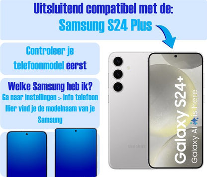 Armor Selekt screenprotector voor Samsung S24 Plus