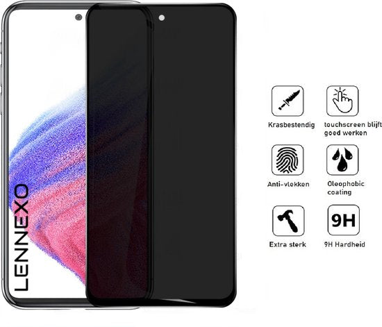 Lennexo privacy screenprotector voor Samsung A53