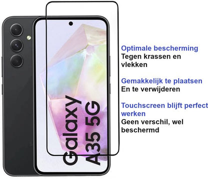 ArmorDrop Full Guard Screenprotector Geschikt Voor Samsung A35