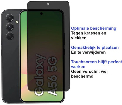 ArmorDrop Privacy Screenprotector voor Samsung A56
